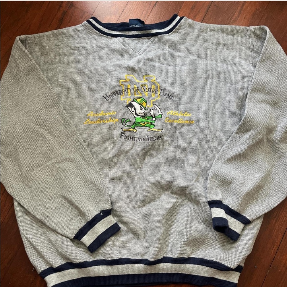 Vintage Notre Dame Crewneck Sweatshirt